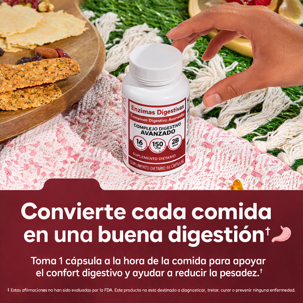 Enzimas Digestivas – Complejo Digestivo Avanzado
