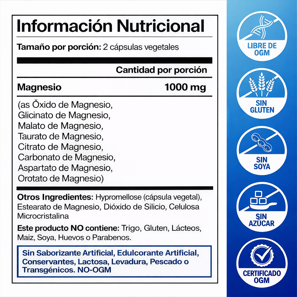 Magnesium Complex - 8 en 1